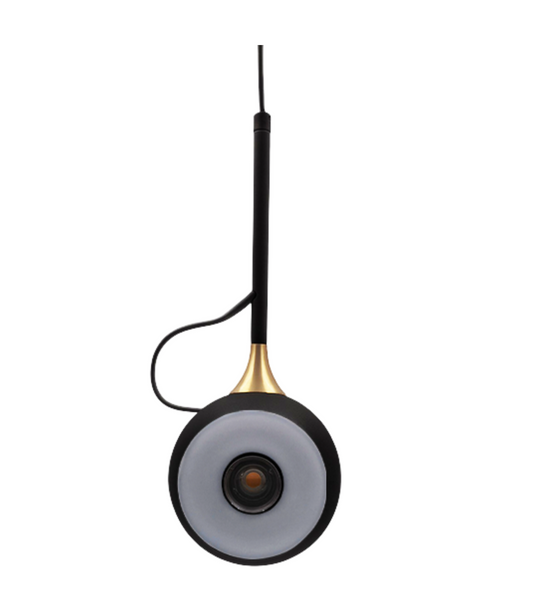 Lámpara Colgante LED Moderna con Esfera Magnética Giratoria 360° 6W - Luz Cálida