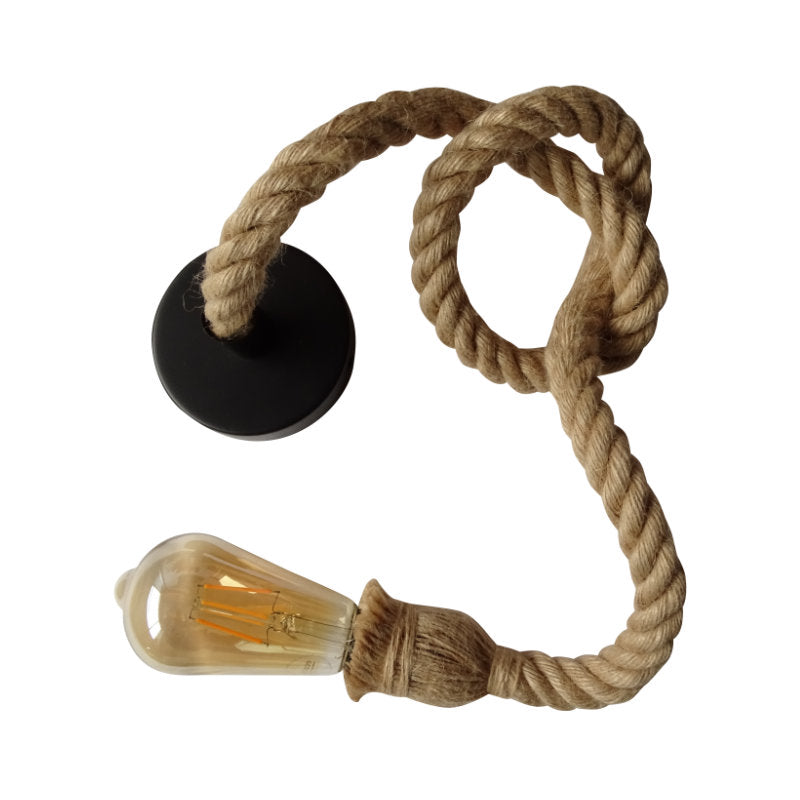 Lámpara colgante LED en ambiente minimalista