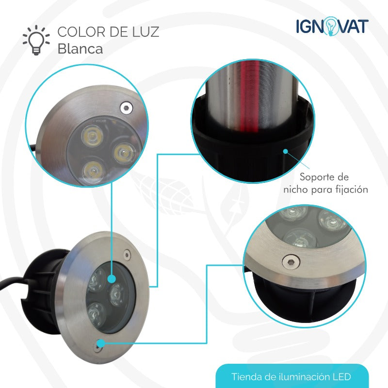 Luminaria resistente al agua para fuente decorativa