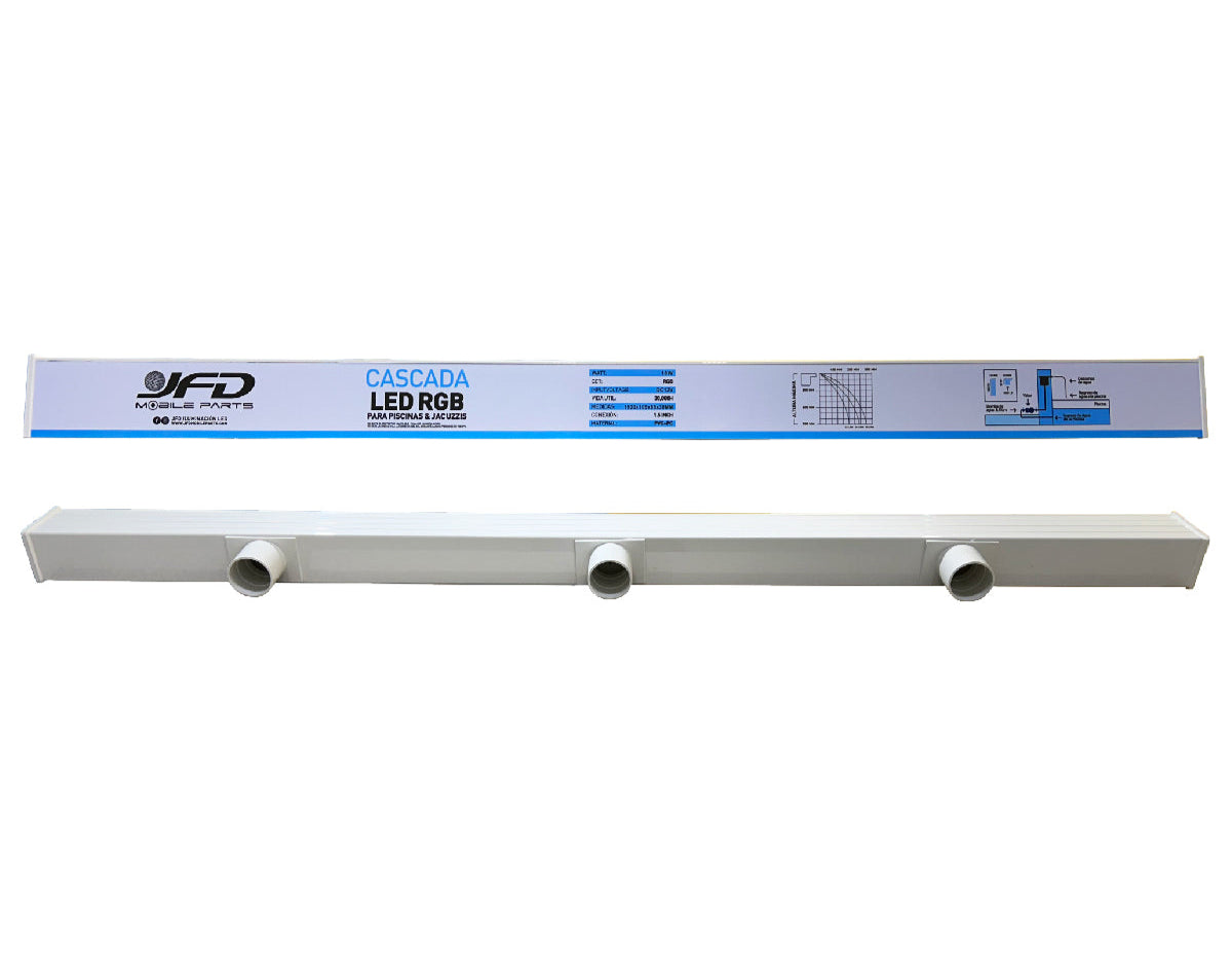 Cascada para Piscina Led de 18W Luz RGB Multicolor 150cm
