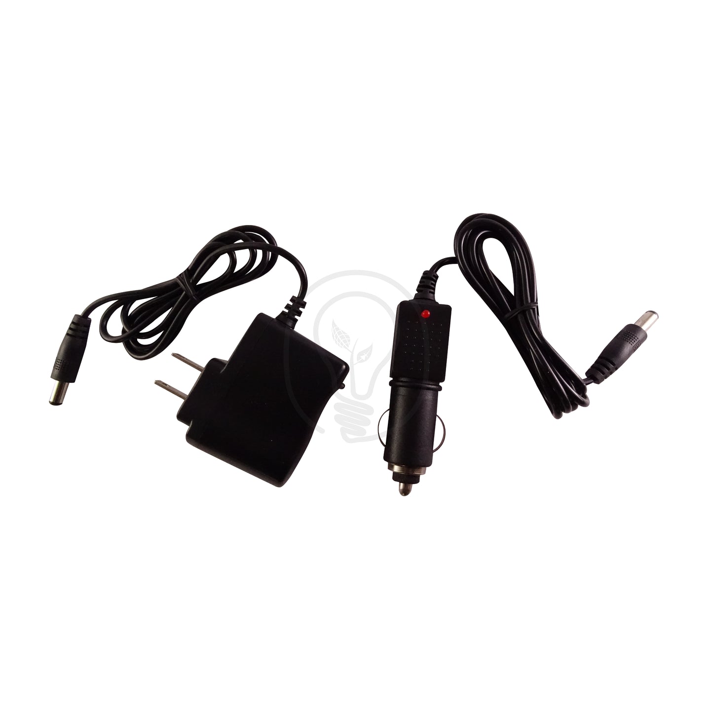 Detalle del puerto de carga de reflector LED portátil