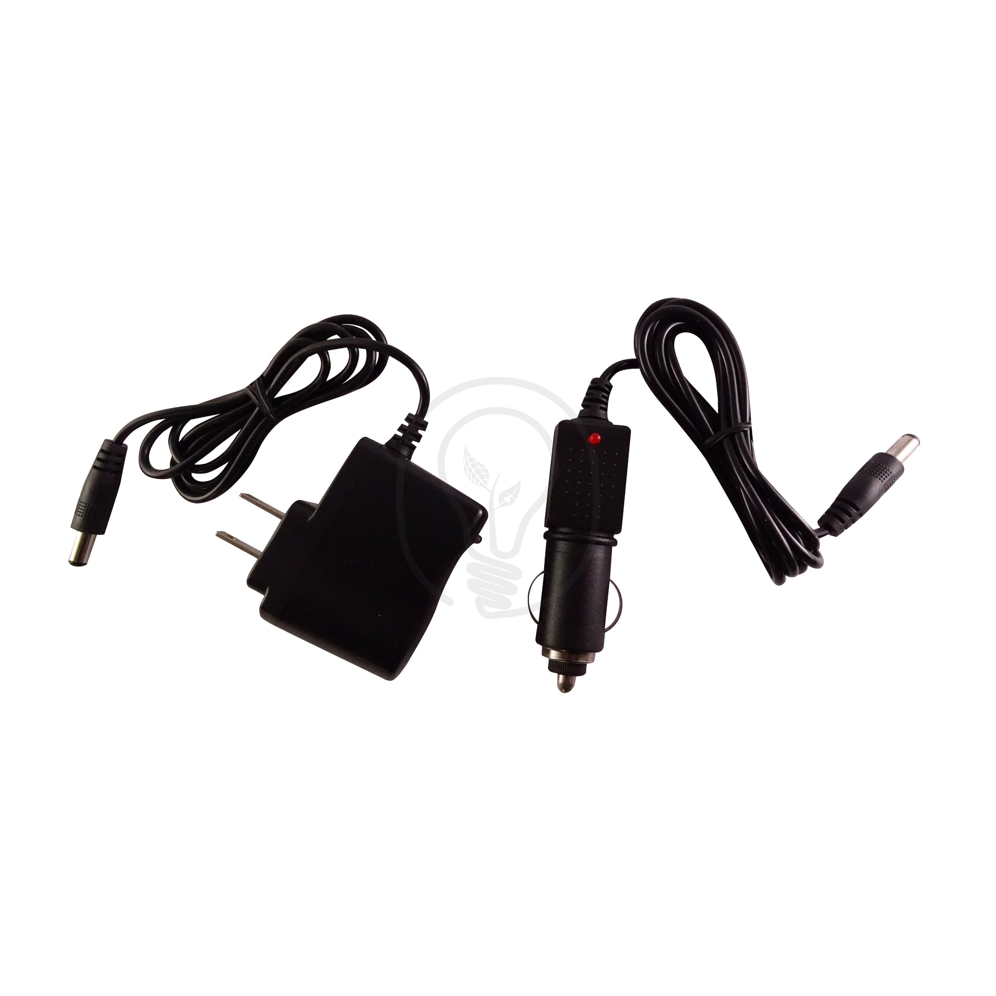 Detalle del puerto de carga de reflector LED portátil