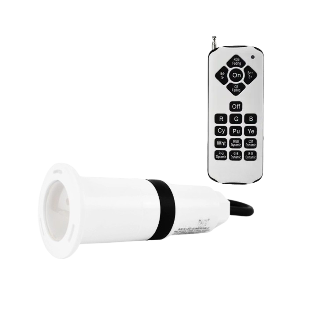 Luminaria Sumergible de 6w para boquilla de 1.5" Luz RGB+WW