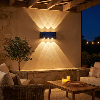 Aplique Solar LED de Pared 3W - Luz Cálida 3000K