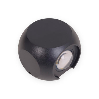 Aplique Decorativo LED 1W Negro - Luz Cálida | Iluminación de Acento