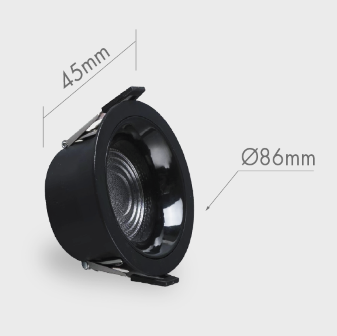 Bala Downlight LED 10W en Aluminio - 3 Tonos de Luz (3CCT)