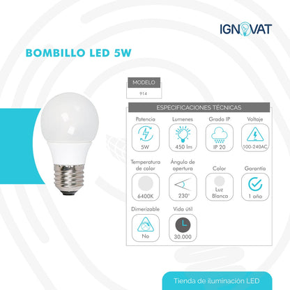 Bombillo Led Alta Eficiencia 