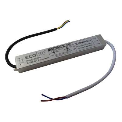 Fuente De Poder Driver Para Bala Led Sumergible 36W 12VDC