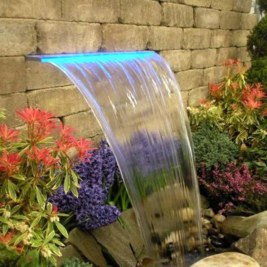 Cascada para Piscina Led de 9w Luz RGB Multicolor de 60cm