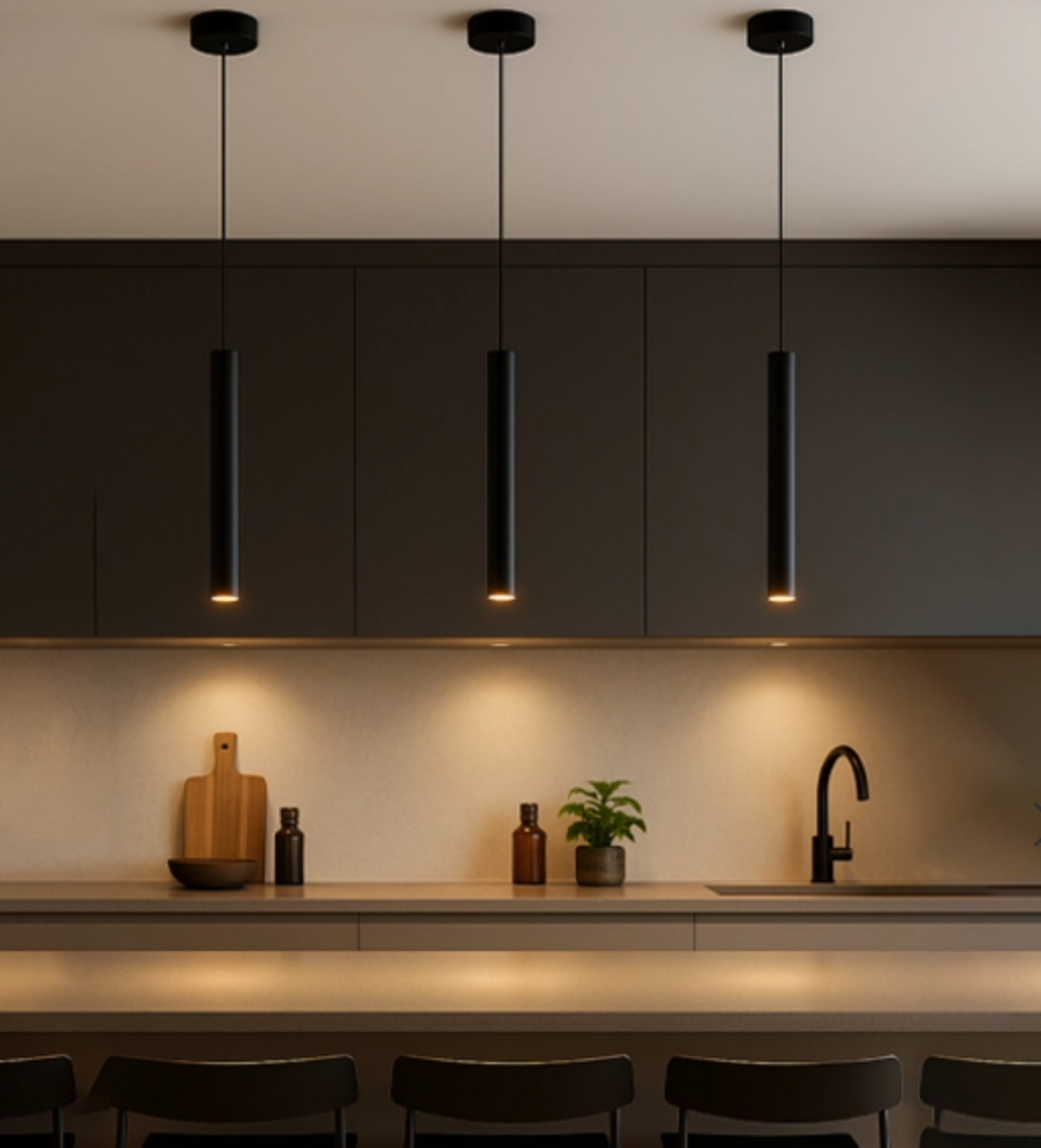 Lámpara Colgante LED Cilíndrica 5W - Luz Cálida 3000K | Diseño Moderno