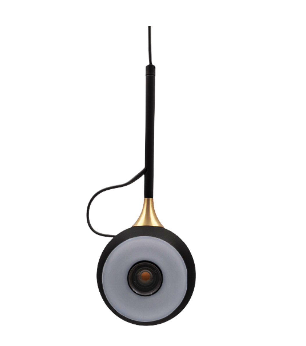 Lámpara Colgante LED Moderna con Esfera Magnética Giratoria 360° 6W - Luz Cálida