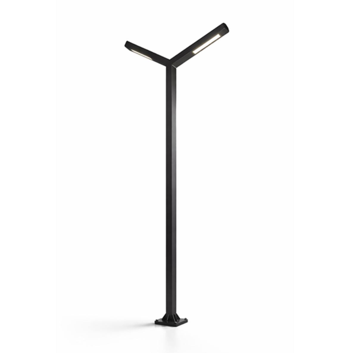 Lámpara Exterior LED Doble Salida 2x30W - Luz Neutra 4000K | Diseño Arquitectónico en Y