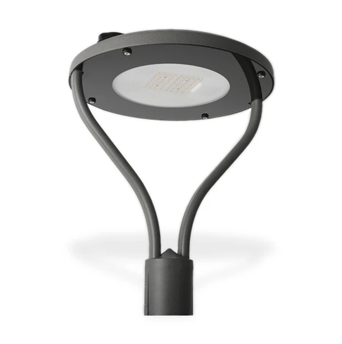 Lámpara LED para Parques 60W Programable | Fotocelda y Protección 10kV