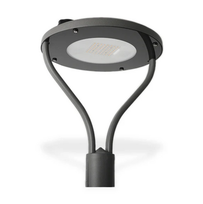 Lámpara LED para Parques 60W Programable | Fotocelda y Protección 10kV