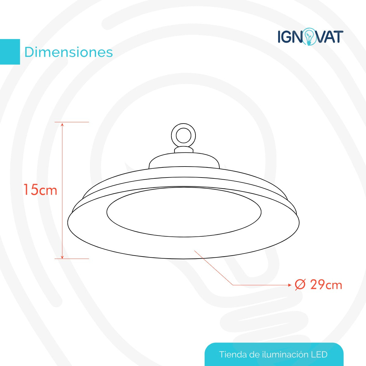 Lámpara highbay LED para almacenes y fábricas