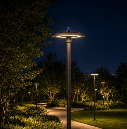 Lámpara LED para Parques 50W/100W Ajustable - 3 Tonos de Luz (3CCT) y Fotocelda