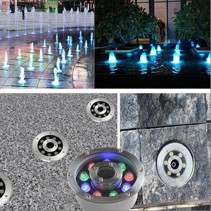 Luminaria Sumergible LED 12W Luz de Chorro tipo Dona