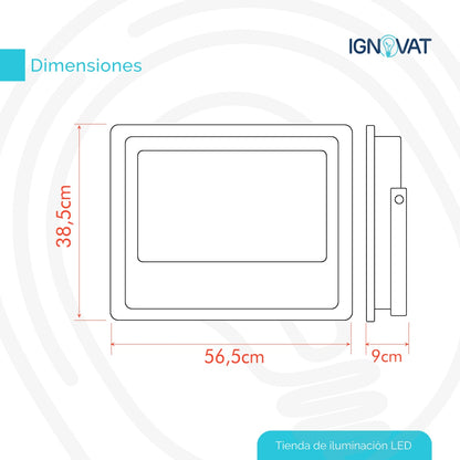 Reflector Industrial de 400W - Potencia Lumínica para Entornos Exigentes