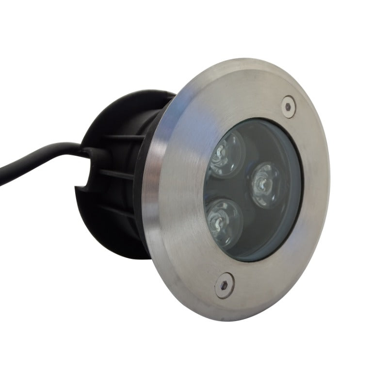 Luminaria Sumergible LED 3W en Acero inoxidable Luz Blanca Para Piscina y Jacuzzi