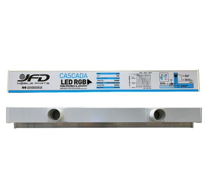 Cascada para Piscina Led de 12W Luz RGB Multicolor 90cm