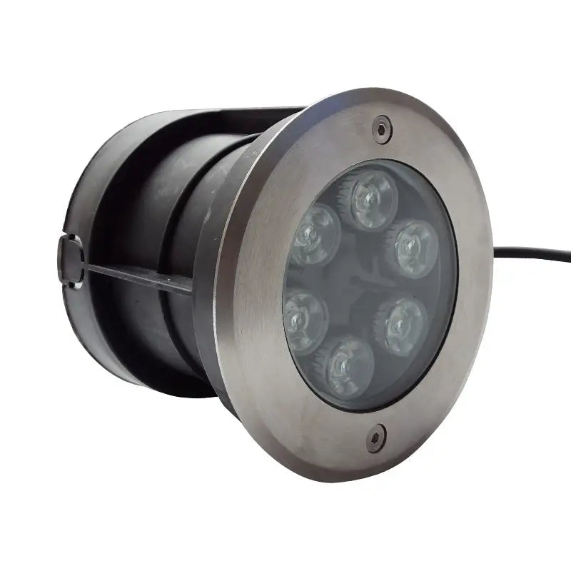 Luminaria Sumergible LED 6W en Acero inoxidable Luz Calida Para Piscina y Jacuzzi